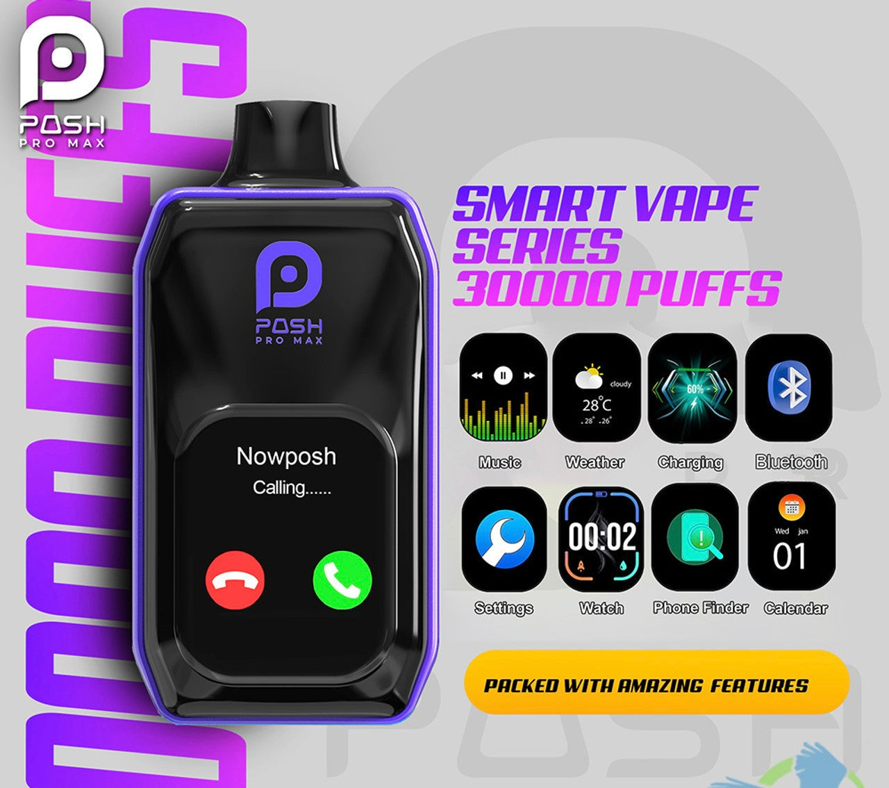 POSH PRO MAX 30K The Vape Shack POSH PRO MAX 30K The Vape Shack