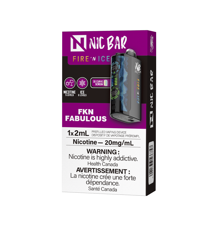 NIC BAR FIRE N ICE 60K