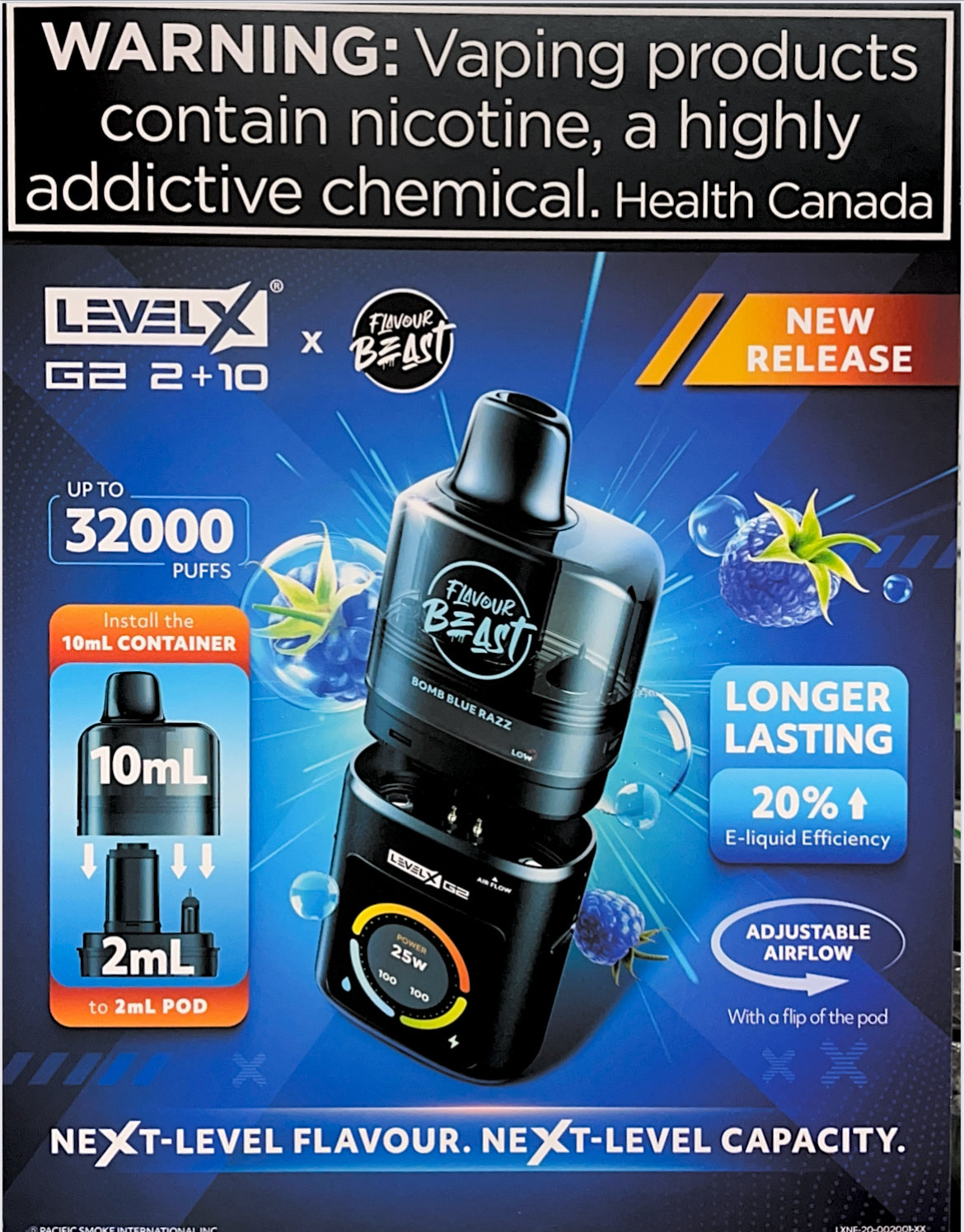 FLAVOUR BEAST LEVEL X G2 POD 32K