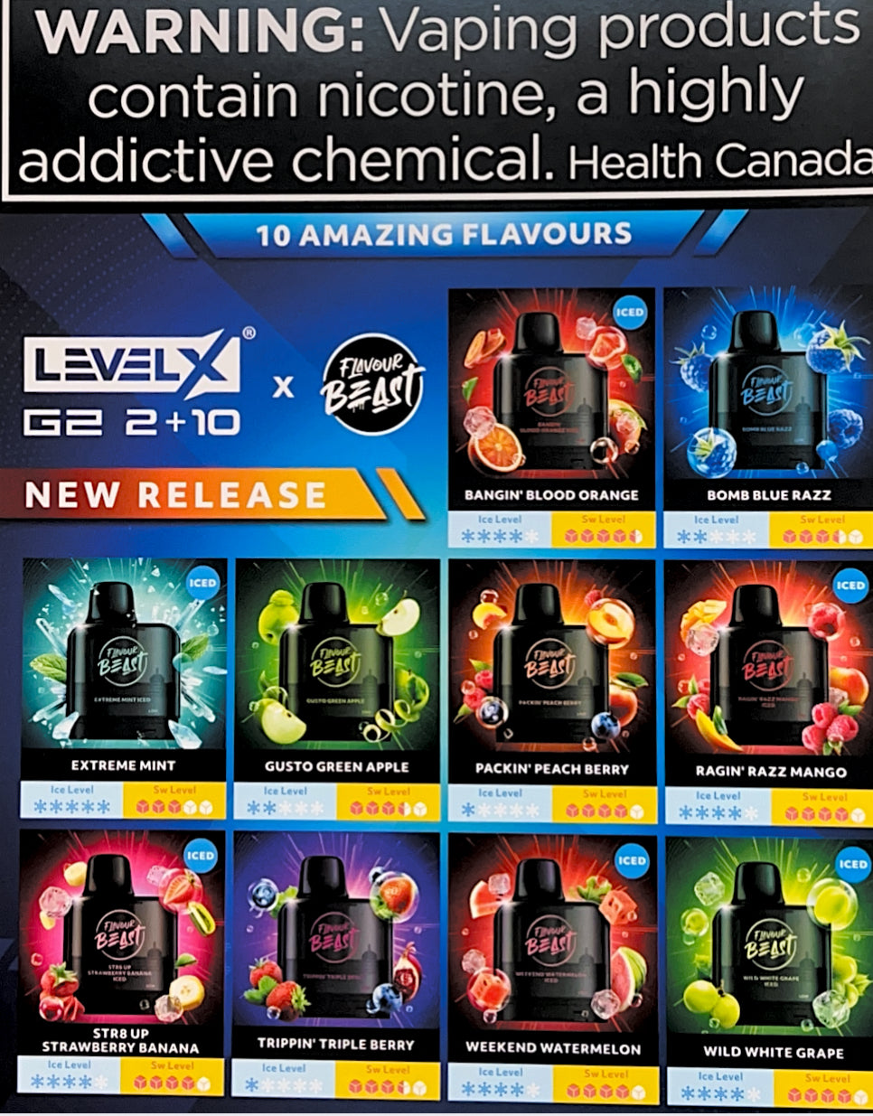 FLAVOUR BEAST LEVEL X G2 POD 32K