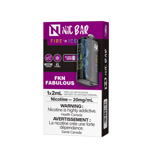 NIC BAR FIRE N ICE 60K