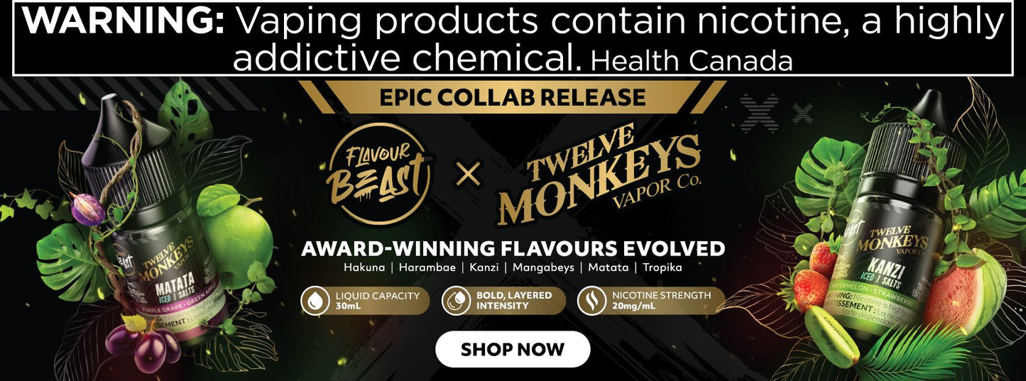 FLAVOUR BEAST X 12MONKEYS SALT 20MG